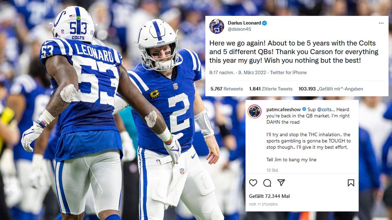 Darius Leonard bedankt sich bei Wentz - Seitenhieb an die Colts - Bildquelle: imago/twitter/instagram