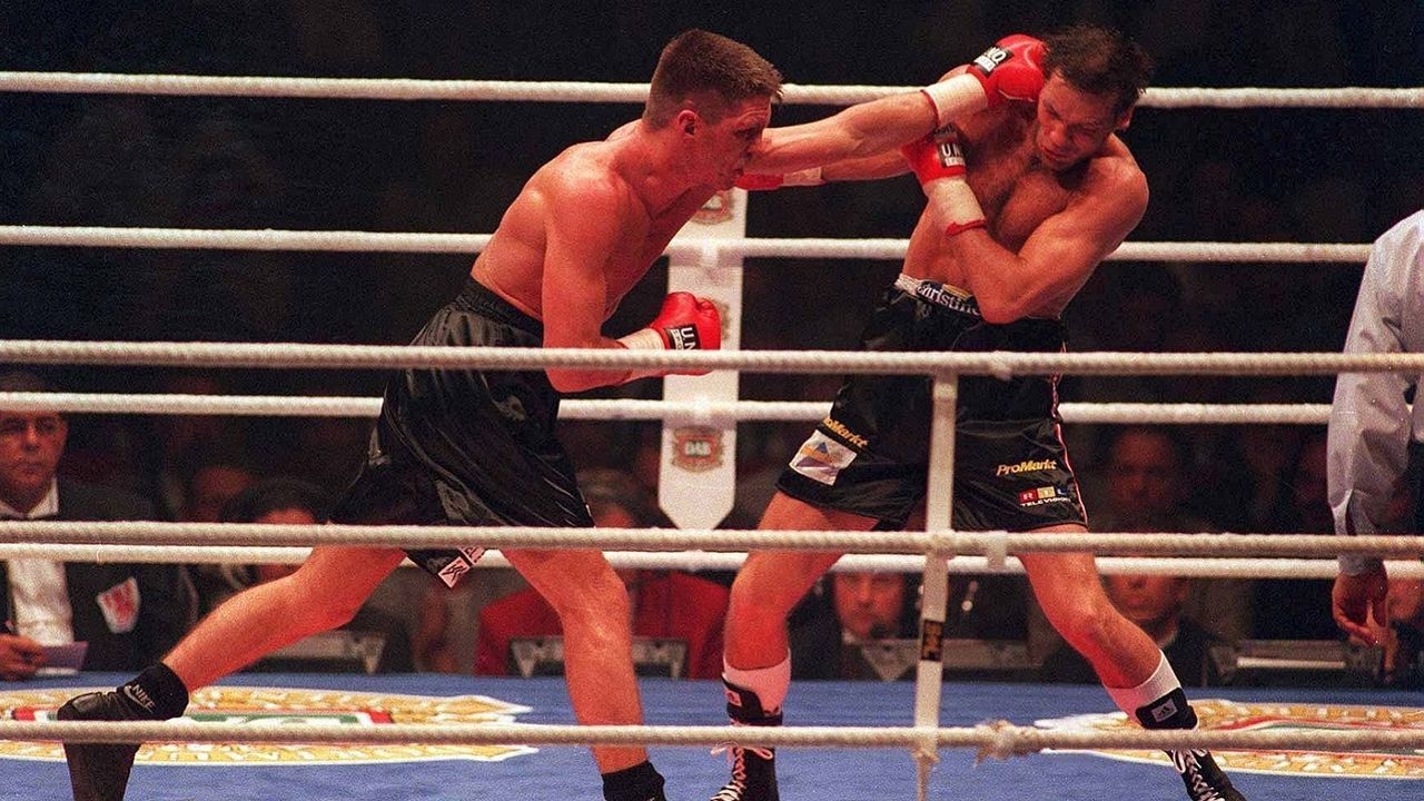 Rocchigiani vs. Henry Maske, 27. März 1995, Dortmund - Bildquelle: Getty Images