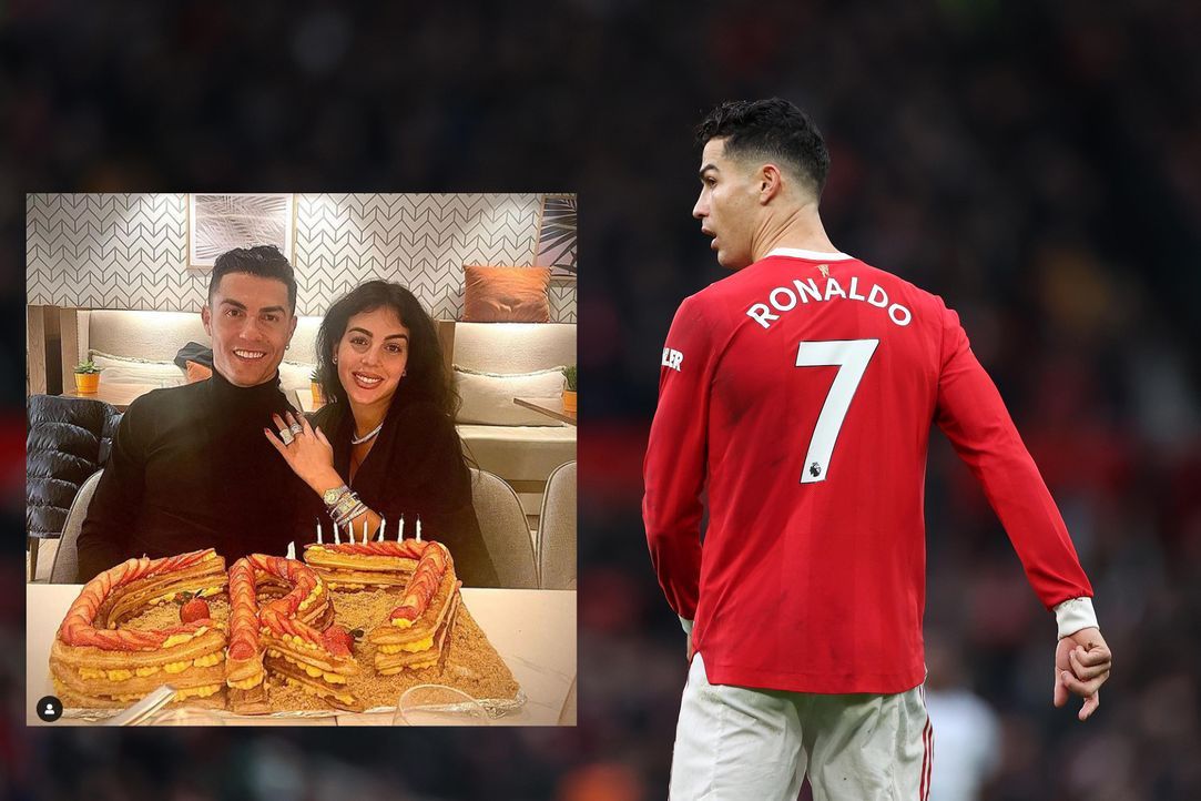 Cristiano Ronaldo feiert seinen Geburtstag mit Georgina, Spruch und Kalorienbombe - Bildquelle: 2022 Getty Images