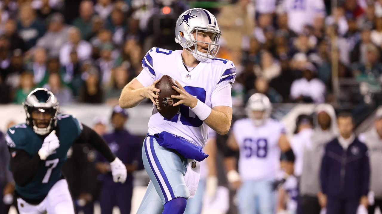 Wollte Cooper Rush seiner Frau den Trip von Dallas nach Philadelphia verweigern? - Bildquelle: Getty Images