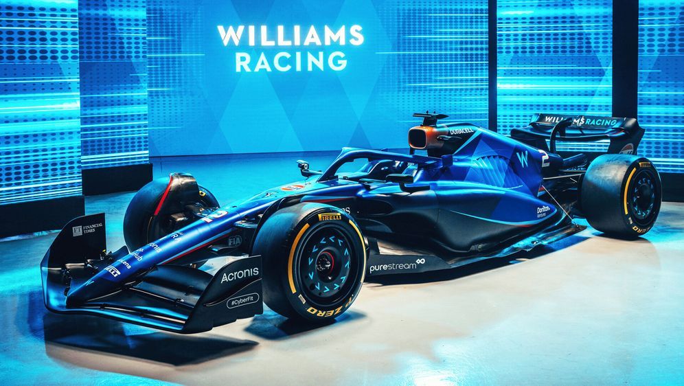 Williams hat seine neue Lackierung für die Formel-1-Saison 2023 vorgestellt - Bildquelle: Williams Racing