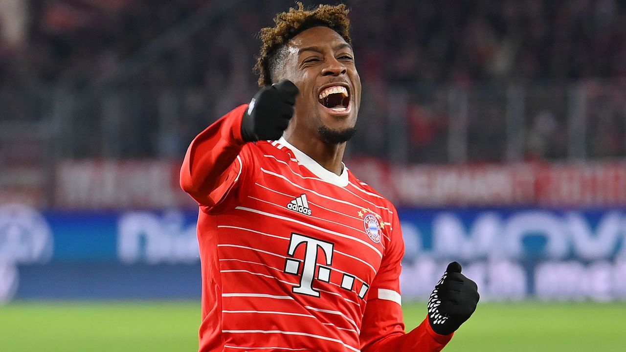 Platz 7 (geteilt): Kingsley Coman  - Bildquelle: 2023 Getty Images