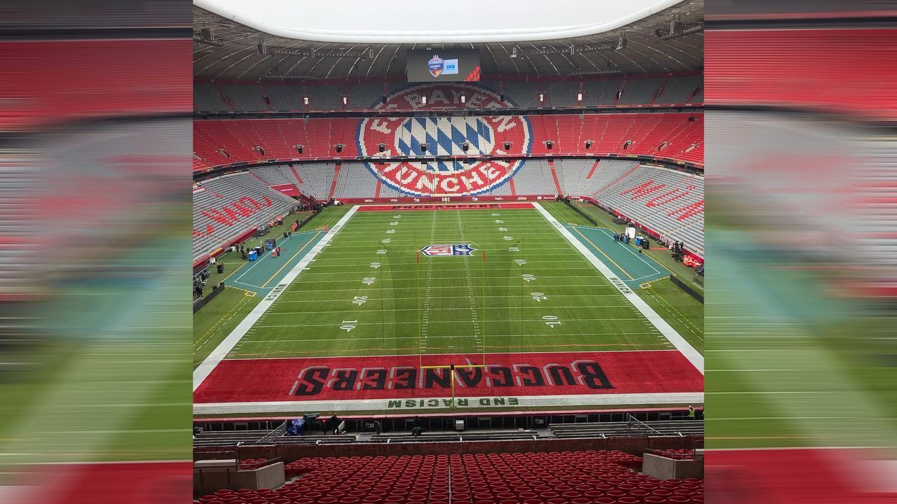 Allianz Arena goes NFL: Umbauarbeiten in den Endzügen - Bildquelle: ran