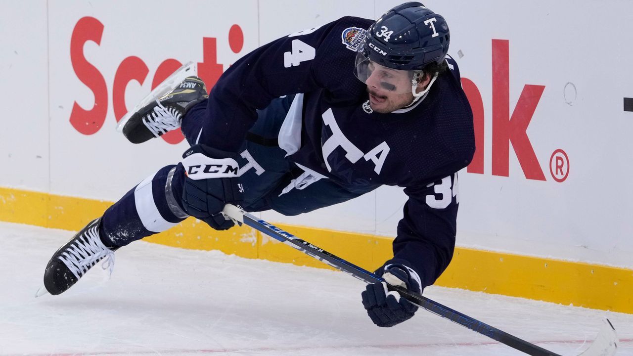 Auston Matthews (Toronto Maple Leafs) - 95 Scorerpunkte (54 Tore/41 Assists) - Bildquelle: IMAGO/ZUMA Press