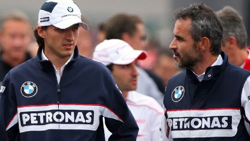 Beat Zehnder (rechts) zu BMW-Sauber-Zeiten mit Robert Kubica - Bildquelle: Motorsport Images