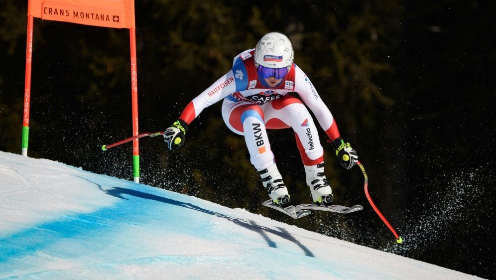 Crans-Montana richtet die Ski-WM 2027 aus - Bildquelle: AFP/SID/FABRICE COFFRINI