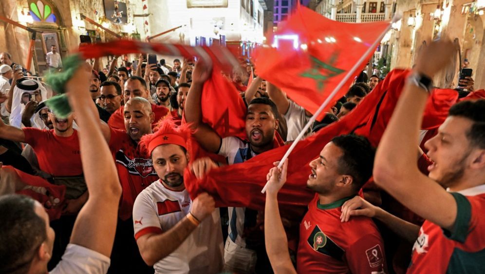 Marokkanische Fans sorgten für Krawalle - Bildquelle: AFP/SID/ANDREJ ISAKOVIC