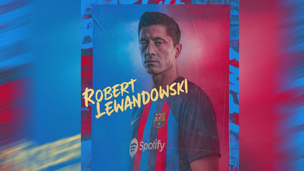 Robert Lewandowski ist offiziell ein Spieler des FC Barcelona - Bildquelle: FC Barcelona