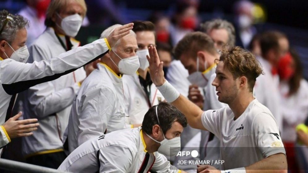 Deutsches Davis-Cup-Team trifft auf Russland - Bildquelle: AFP/SID/JOE KLAMAR