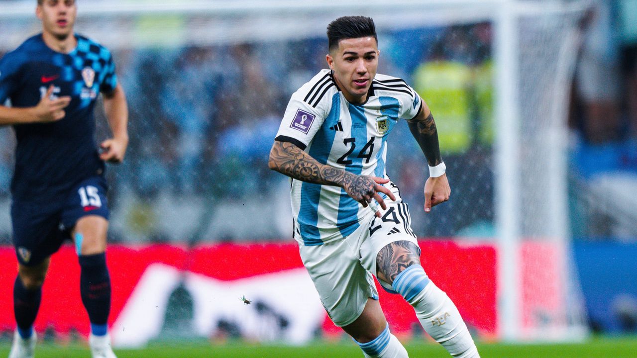 Enzo Fernandez (Argentinien) - Bildquelle: IMAGO/Icon Sportswire