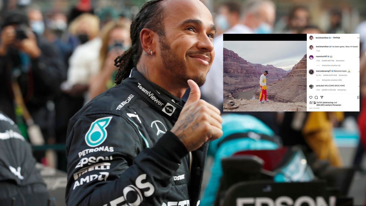 "Ich war weg": Lewis Hamilton meldet sich zurück! - Bildquelle: imago images/Motorsport Images