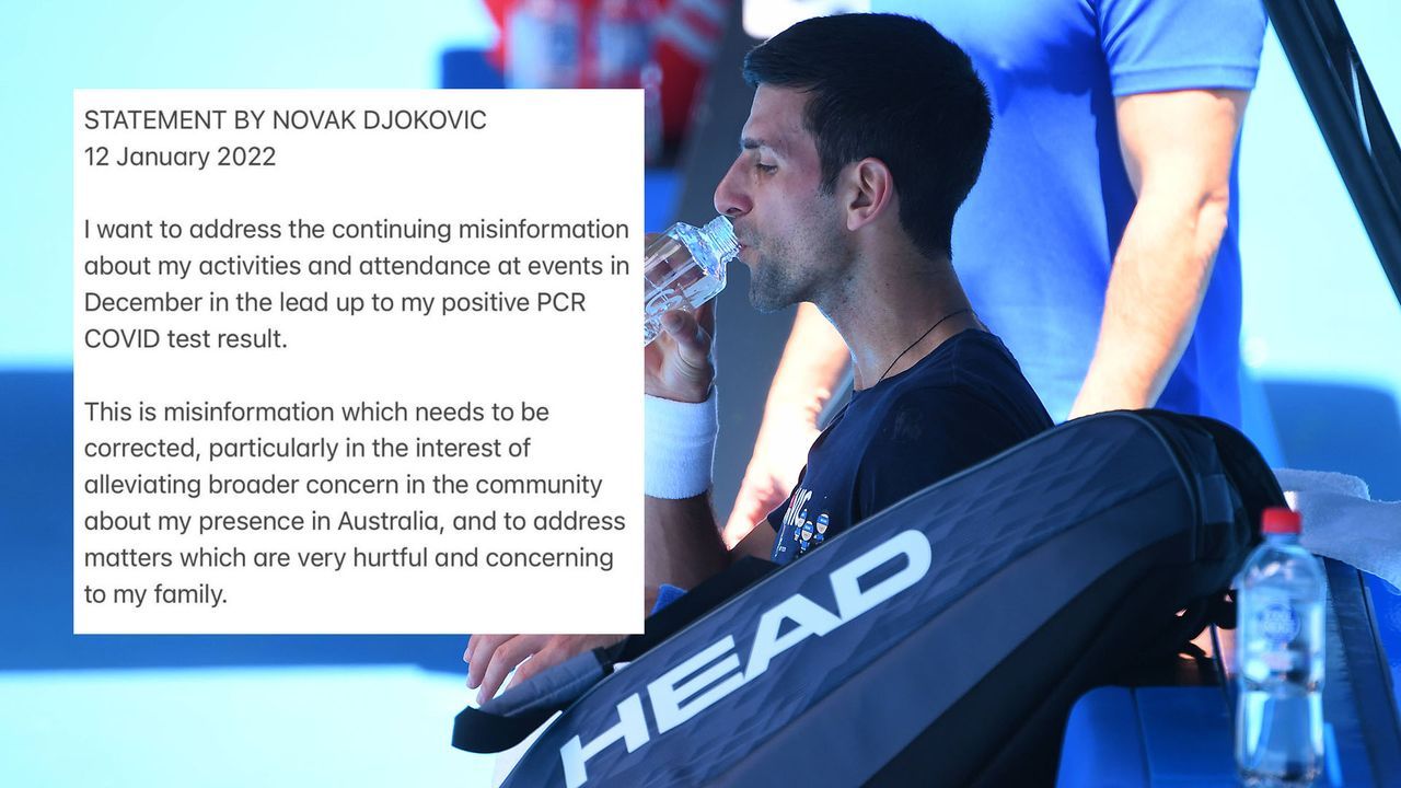 Novak Djokovic äußert sich zu Australien-Einreise - Bildquelle: imago images/AAP