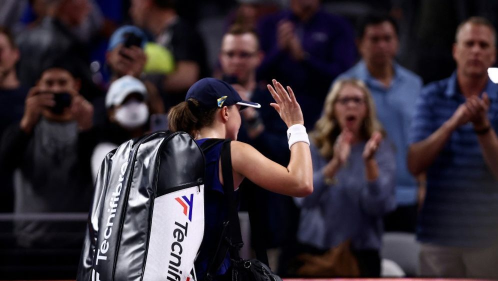 Iga Swiatek verpasst das Endspiel bei den WTA-Finals. - Bildquelle: AFP/GETTY IMAGES NORTH AMERICA/SID/KATELYN MULCAHY