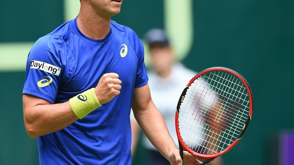 Tennis: Kohlschreiber im Viertelfinale von Halle