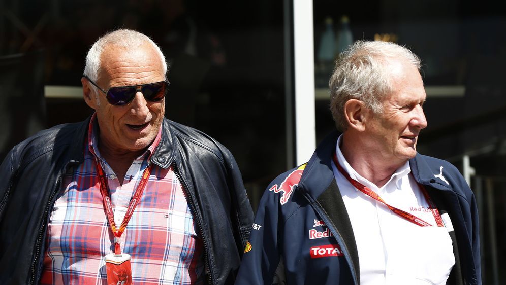 Dietrich Mateschitz und Helmut Marko waren jahrelang Weggefährten im Motorsp... - Bildquelle: LAT