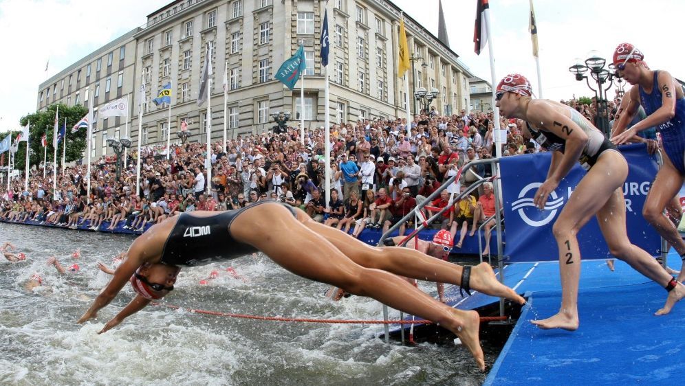 Triathlon - Triathlon-WM-Serie in Hamburg: Vorjahres ...