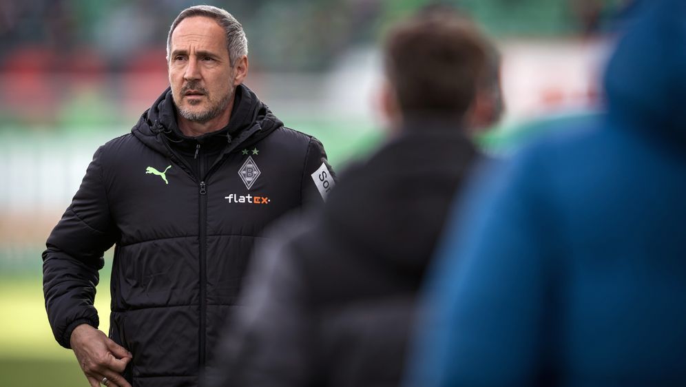 Borussia Mönchengladbach trennte sich nach der Saison 2021/22 von Trainer Ad...