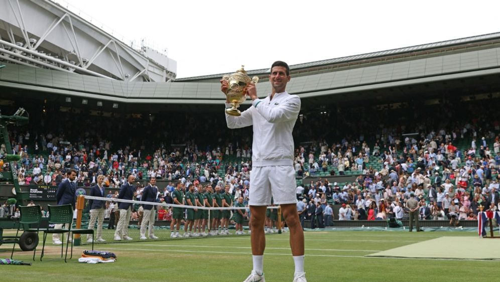 Djokovic triumphierte 2021 in Wimbledon - Bildquelle: AFP/SID/ADRIAN DENNIS