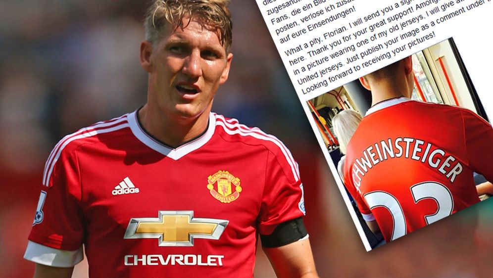 Falsche Nummer Schweinsteiger Schenkt Fan Neues Trikot