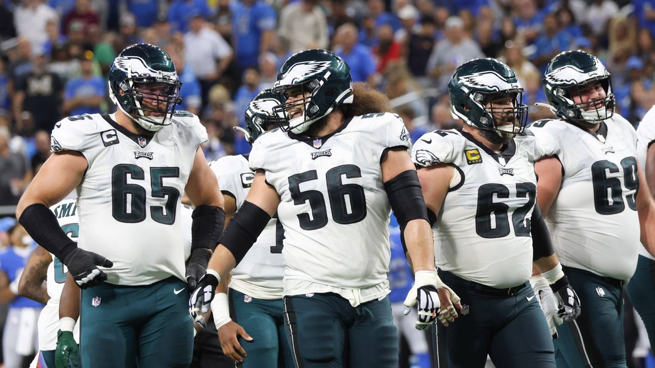 Starke Offensive Line der Eagles eine der besten der NFL  - Bildquelle: IMAGO/Icon Sportswire