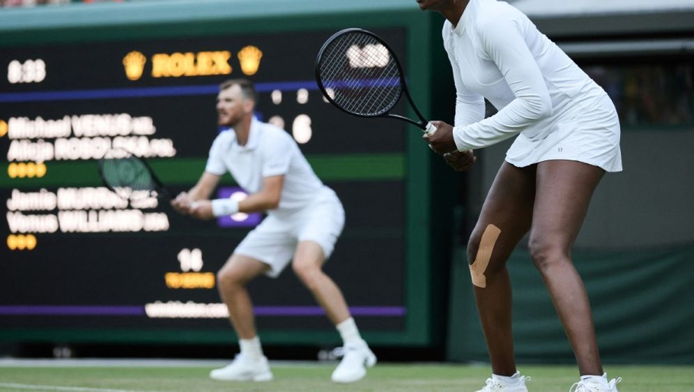 Wimbledon: Venus Williams scheidet im Mixed aus - Bildquelle: AFP/SID/ADRIAN DENNIS