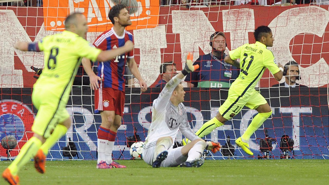 2014/15: Halbfinale FC Bayern - FC Barcelona 3:2 nach 0:3 - Bildquelle: imago/Sven Simon