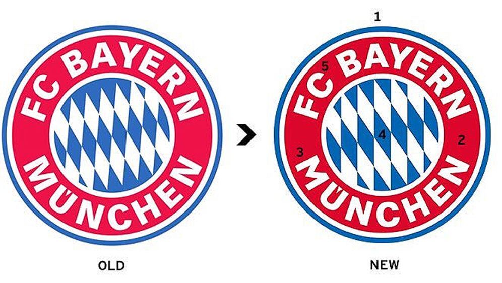 FC Bayern München verändert sein Logo