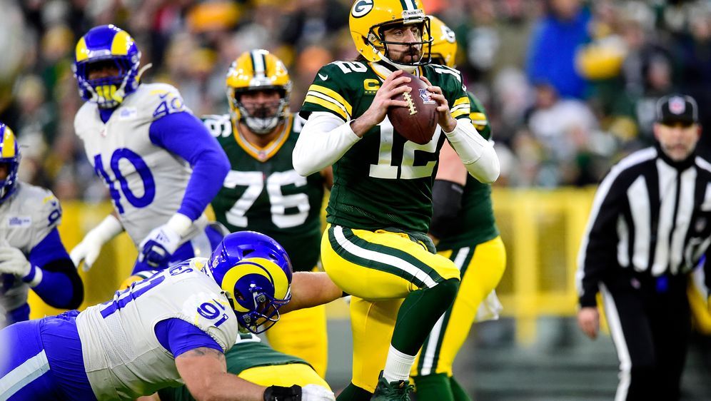 Packers-Quarterback Aaron Rodgers wurde im Draft 2005 von Green Bay an 24. S... - Bildquelle: 2021 Getty Images