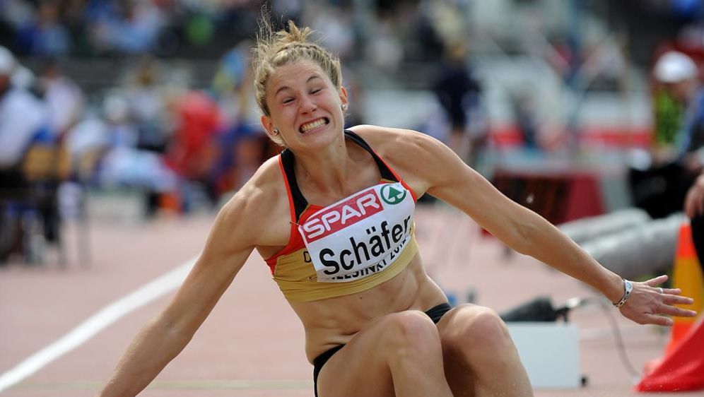 Leichtathletik Siebenkampf Schafer Geht Nach Dem Weitsprung In Fuhrung Ran