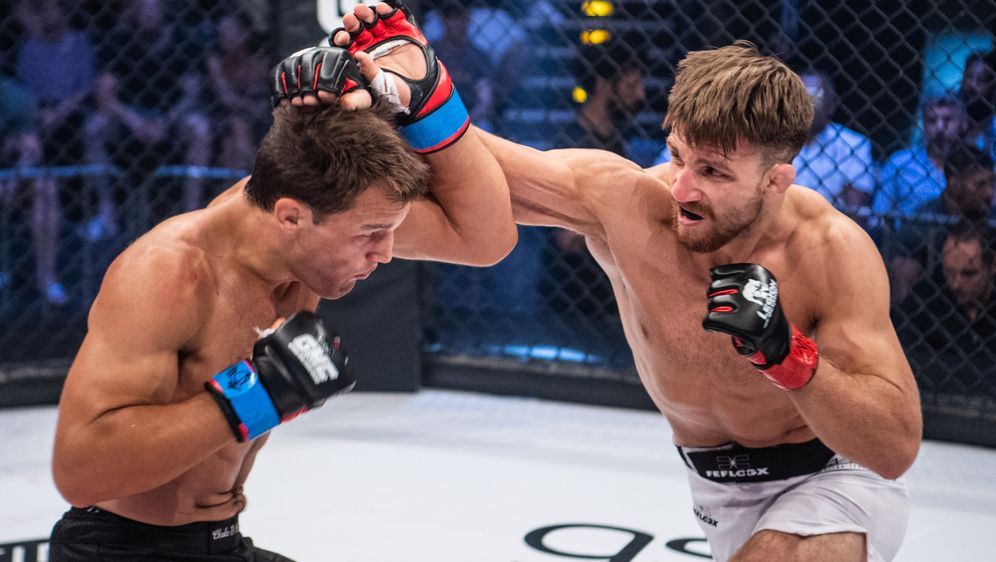 Jonas Billstein ist neuer Mittelgewichtschampion von MMA Live - Bildquelle: FotoSevenSport