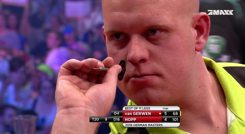 Darts Video Achtelfinale Hopp Vs Van Gerwen Ran