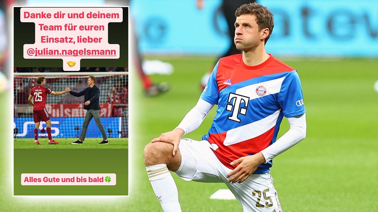 Thomas Müller: Bayern-Star verabschiedet sich von Ex-Coach Julian Nagelsmann - Bildquelle: imago/instagram@esmuellert