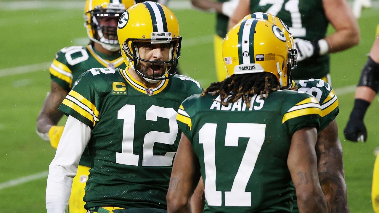 Aaron Rodgers und Davante Adams (Green Bay Packers) - Bildquelle: getty