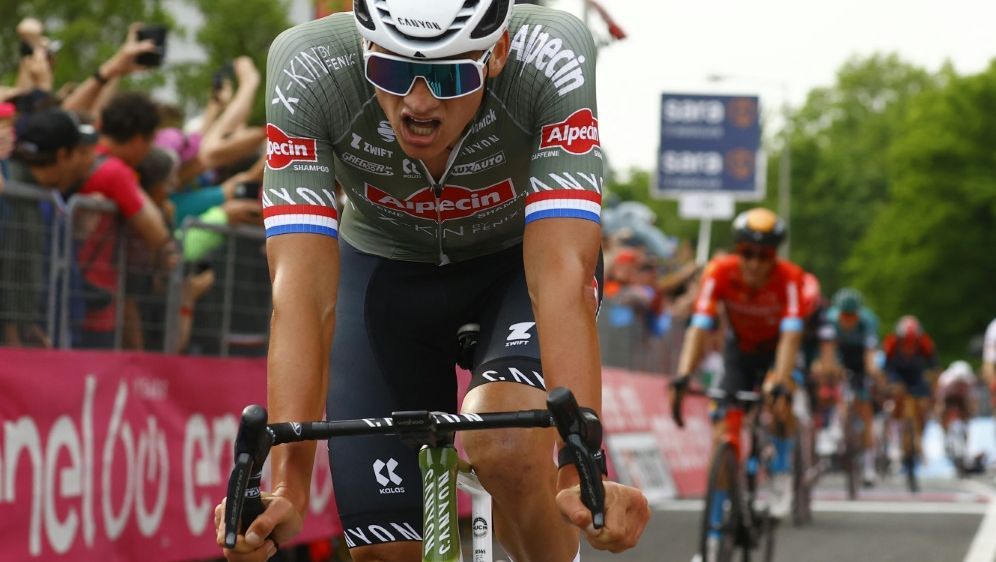 Sieger des 105. Giro d'Italia: Mathieu van der Poel - Bildquelle: AFP/SID/LUCA BETTINI