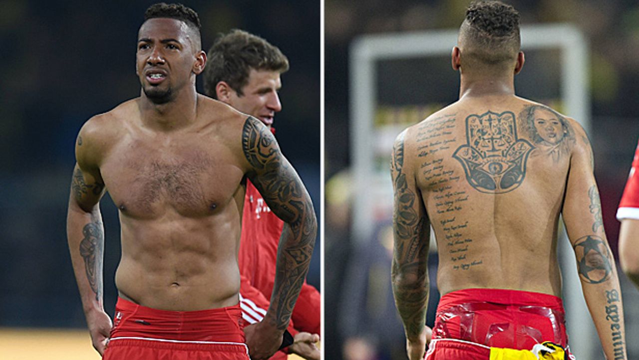 Tattoos der FußballStars Costa, Boateng, Beckham und Co.