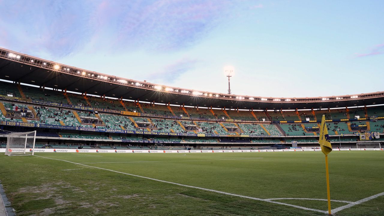 Platz 7: Stadio Marc Antonio Bentegodi  - Bildquelle: imago images/Sportimage