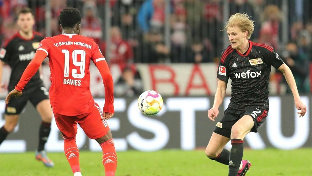 Berlins Morten Thorsby im Duell gegen den FC Bayern - Bildquelle: FIRO/FIRO/SID/