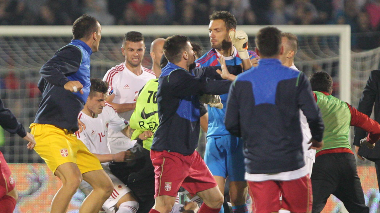 Albanien vs. Serbien EM-Qualifikation 2014 - Bildquelle: Imago Images