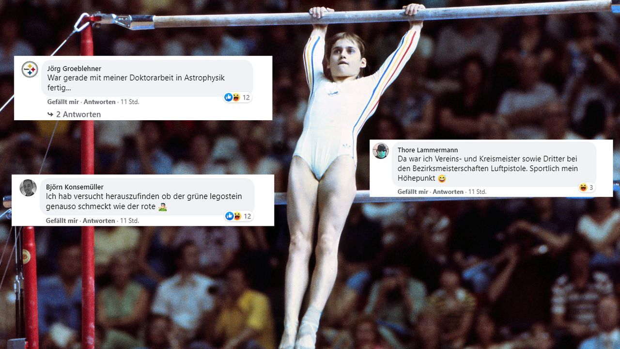 Community reagiert auf Nadia Comaneci: Was habt ihr mit 14 ...