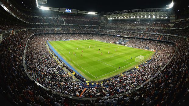 Platz 5: Estadio Santiago Bernabeu (Madrid) - Bildquelle: 2014 Getty Images