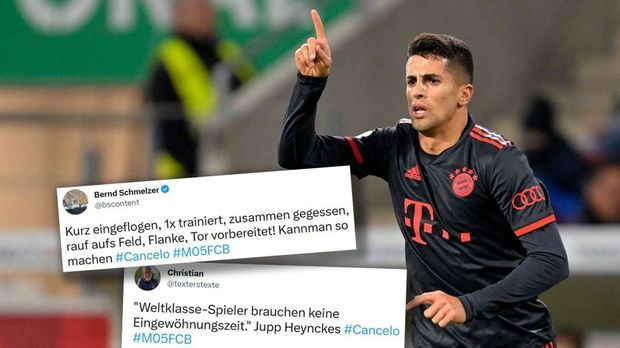 Fussball - “Joao ist Gold wert“: Netz feiert Cancelo bei Bayern-Debüt