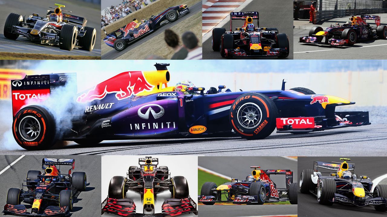 Red Bull Racing Die F1 Autos Seit 2005 Im Wandel