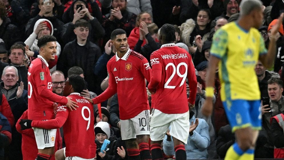 Manchester United erreicht das Finale im Ligapokal - Bildquelle: AFP/SID/Paul ELLIS