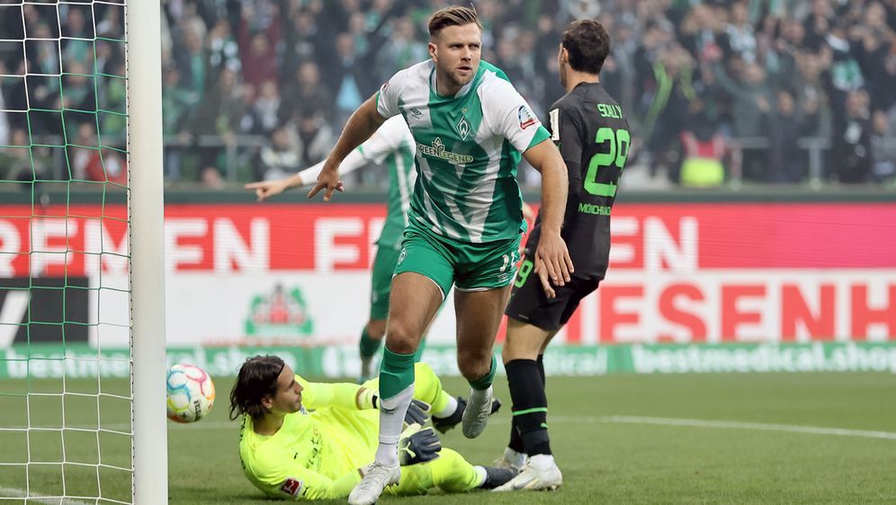 Niclas Füllkrug erzielte gegen Gladbach drei Treffer