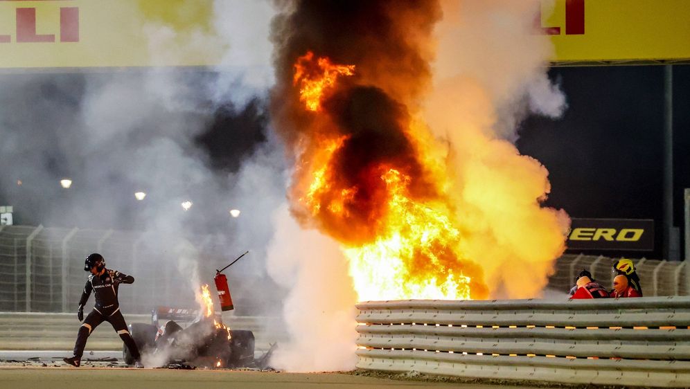 Horror Unfall In Bahrain Darum Brannte Das Grosjean Auto Sofort