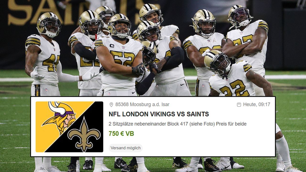 Vikings vs. Saints  - Bildquelle: Getty/eBay Kleinanzeigen