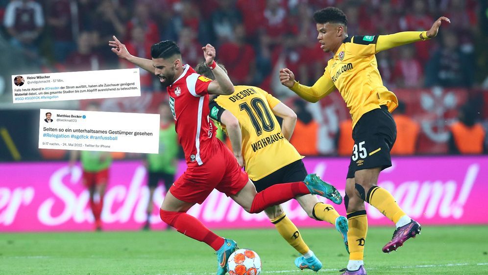 Das Spiel Dresden und Kaiserslautern sorgte für viele Reaktionen im Netz - Bildquelle: IMAGO