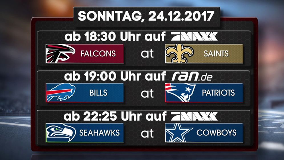 NFL Week 15: Diese Spiele zeigt #ranNFL