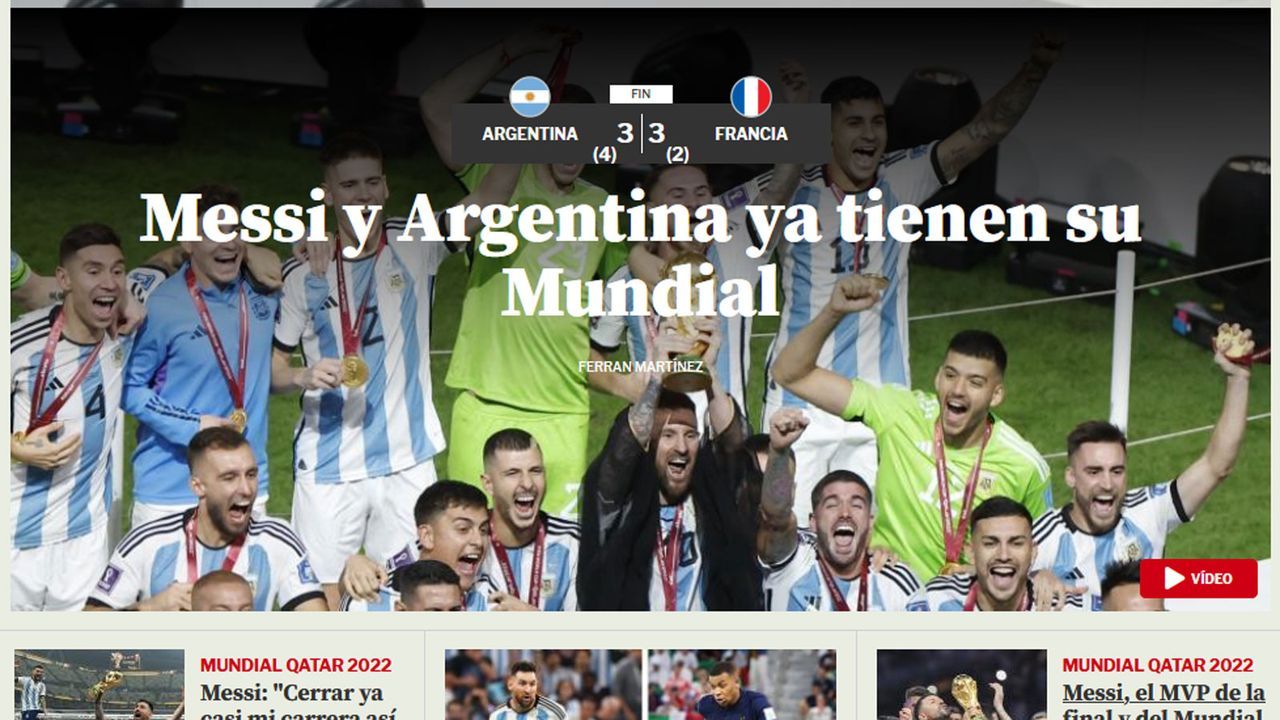 Mundo Deportivo (Spanien) - Bildquelle: Screenshot mundodeportivo.com