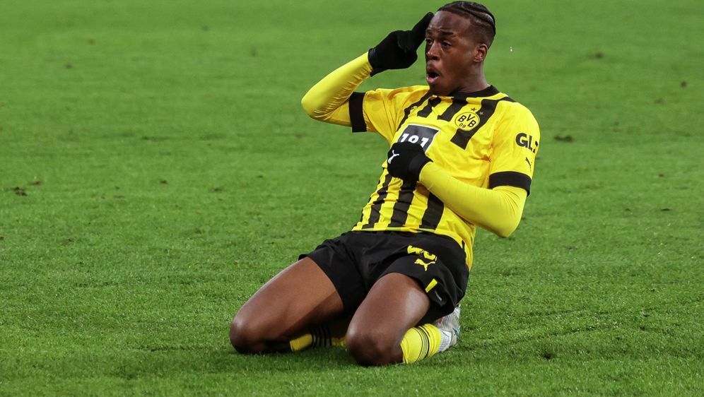 Emotional kann er: Jamie Bynoe-Gittens passt gut zu Borussia Dortmund - Bildquelle: IMAGO/RHR-Foto